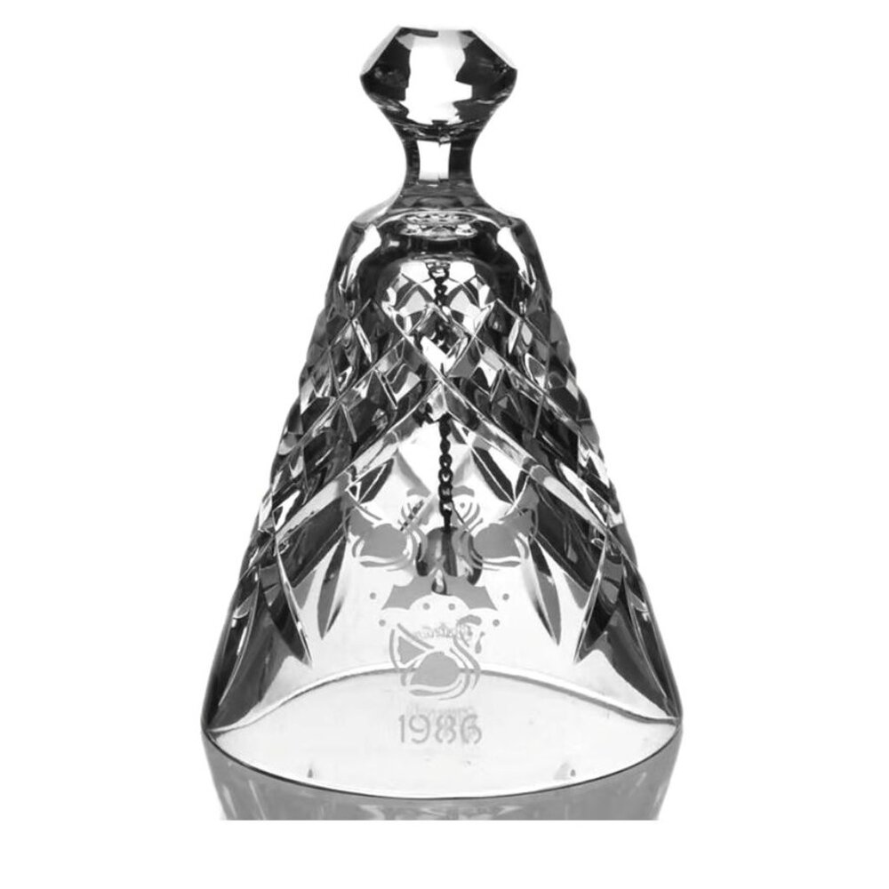Vintage Waterford Crystal 1986 Twelve Days of Christmas 3 French Hens Bell